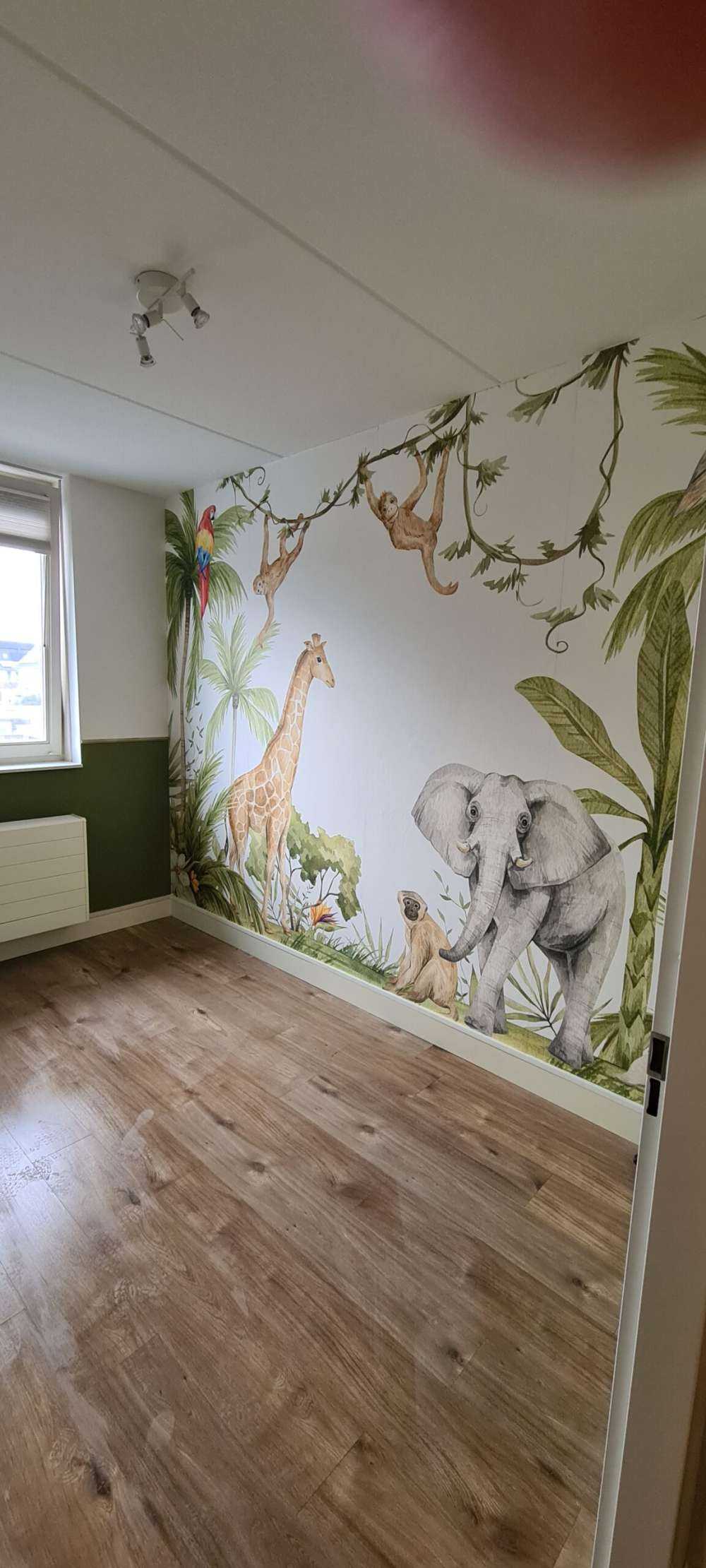 Animaux africains dans la jungle