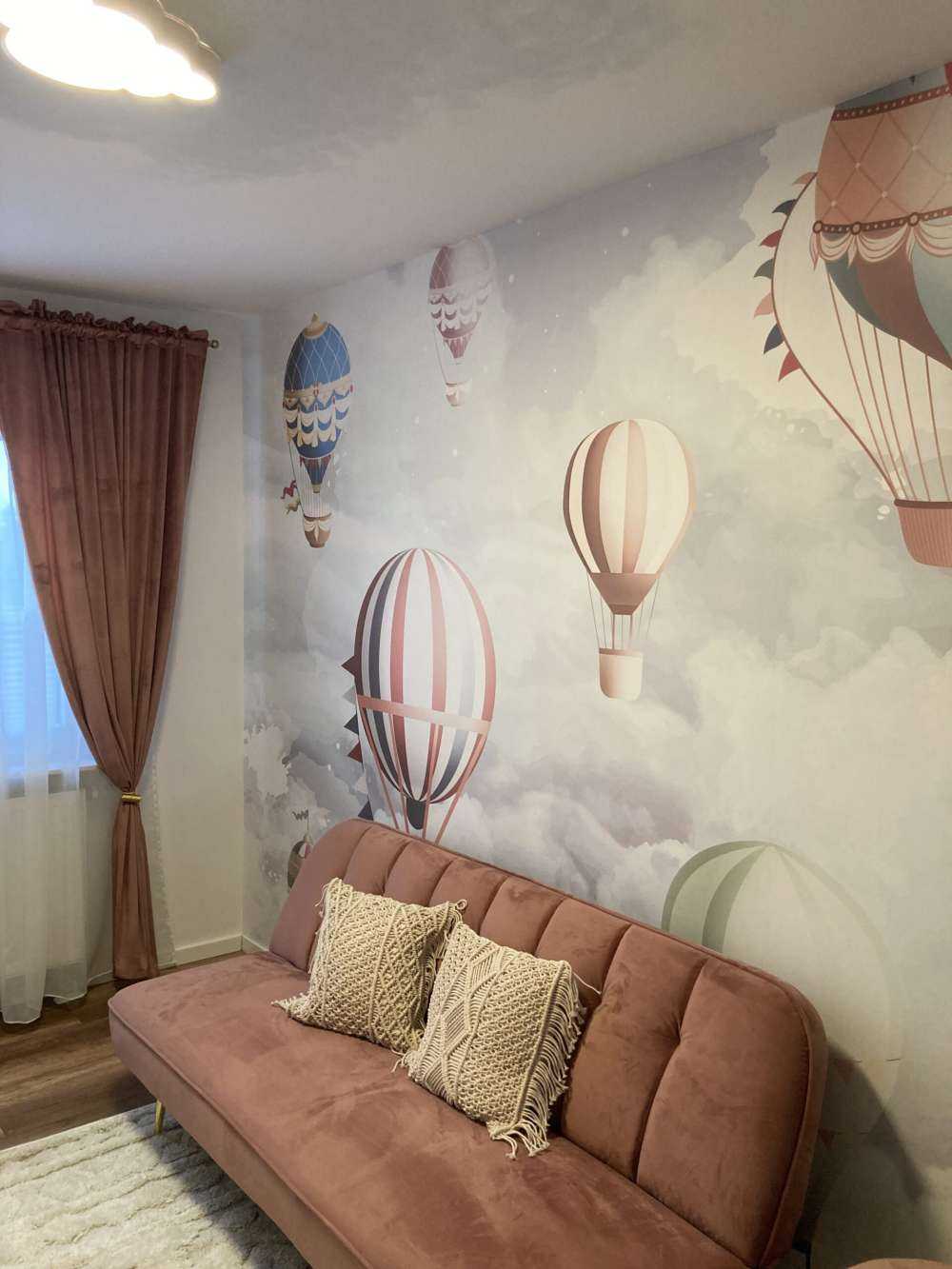 Dans les nuages bleus