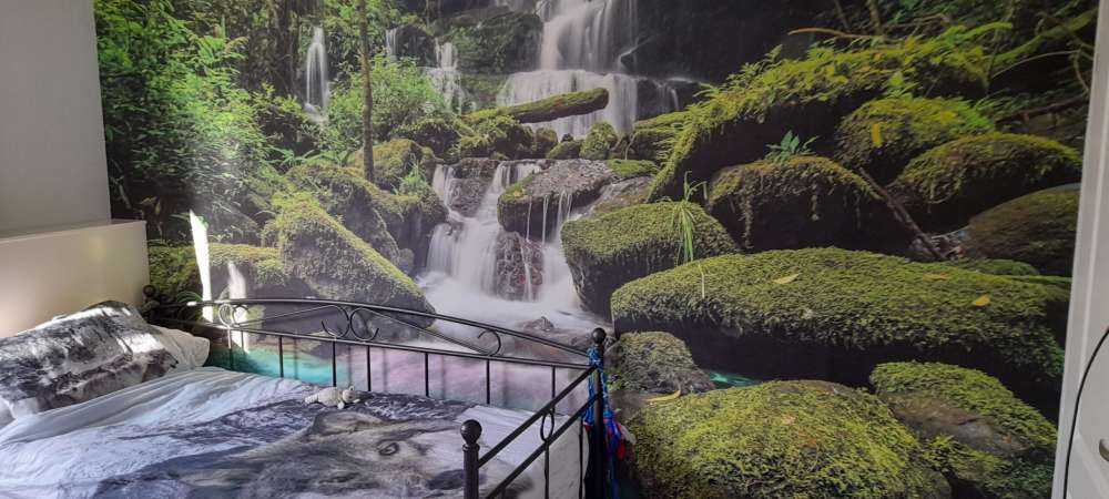 Chute d'eau dans une jungle