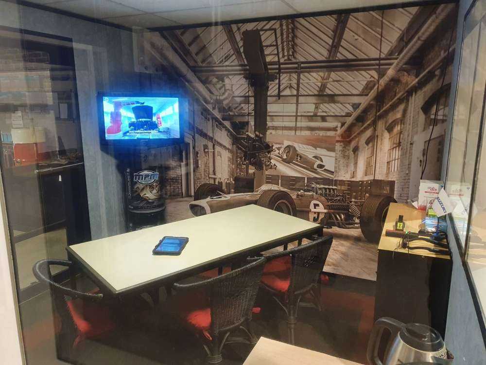 Vieille voiture de course