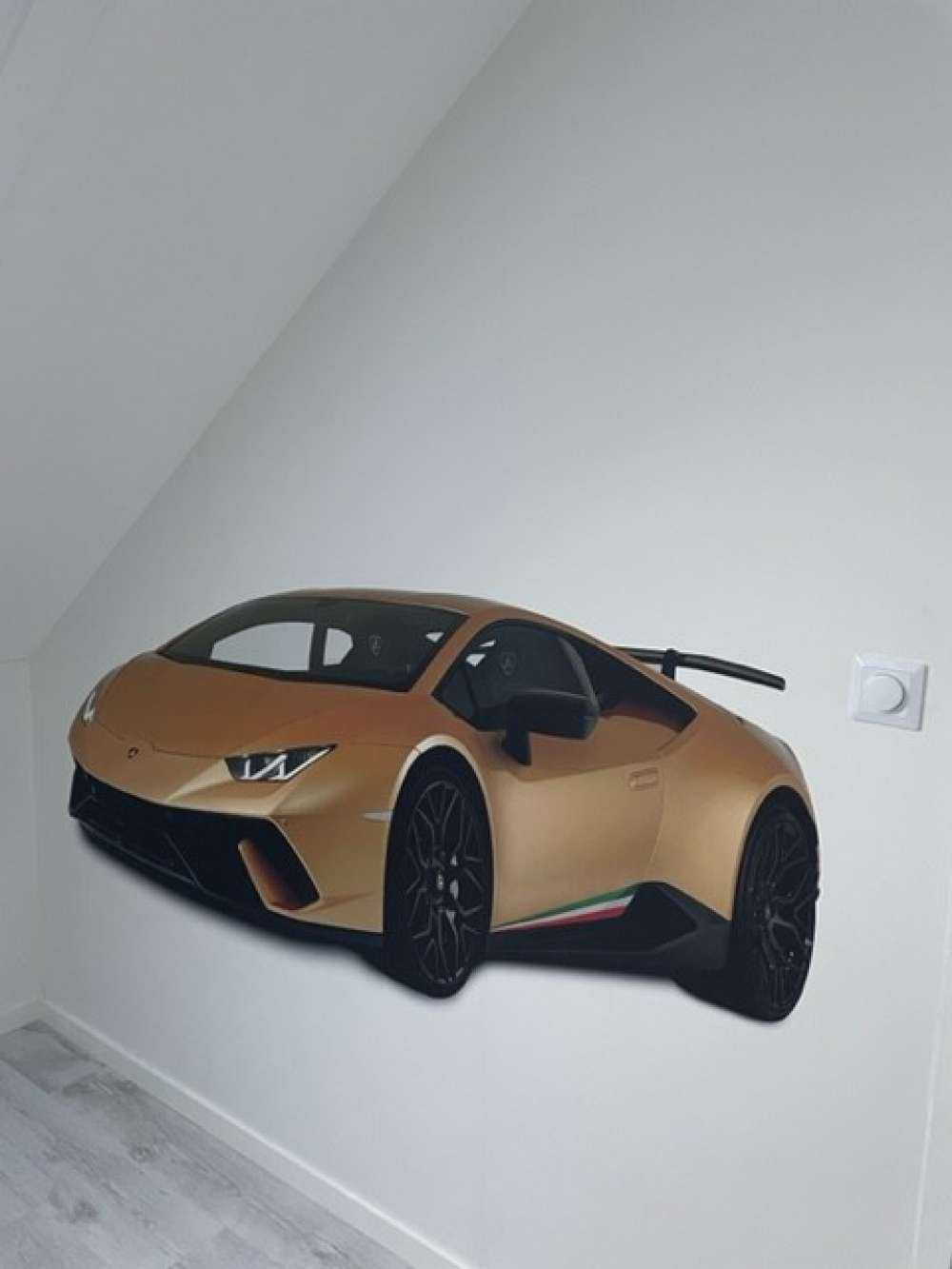 Lamborghini Huracán - Avant droit, blanc