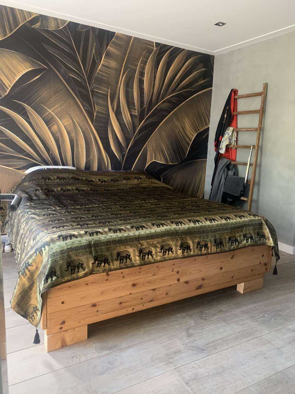 Feuilles de bananier et de palmier