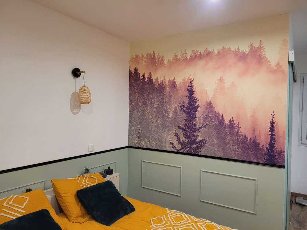 Brouillard dans la forêt