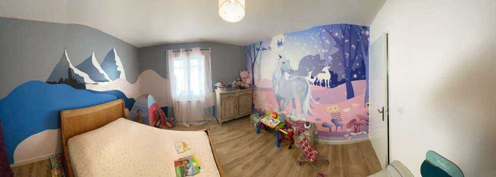 Licorne dans la neige