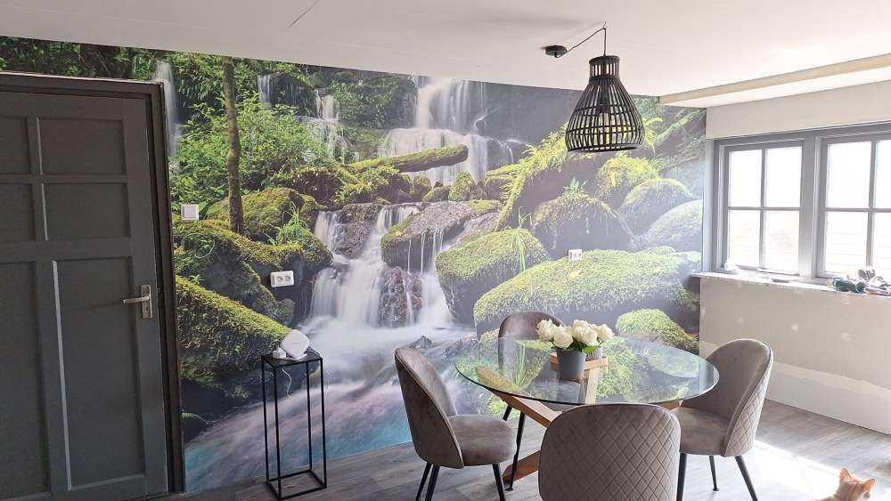 Chute d'eau dans une jungle