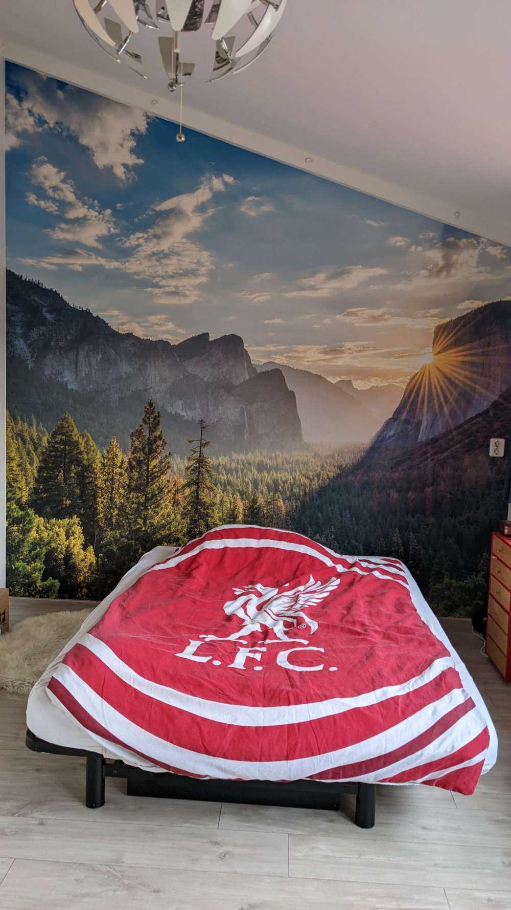 Coucher de soleil dans le parc national