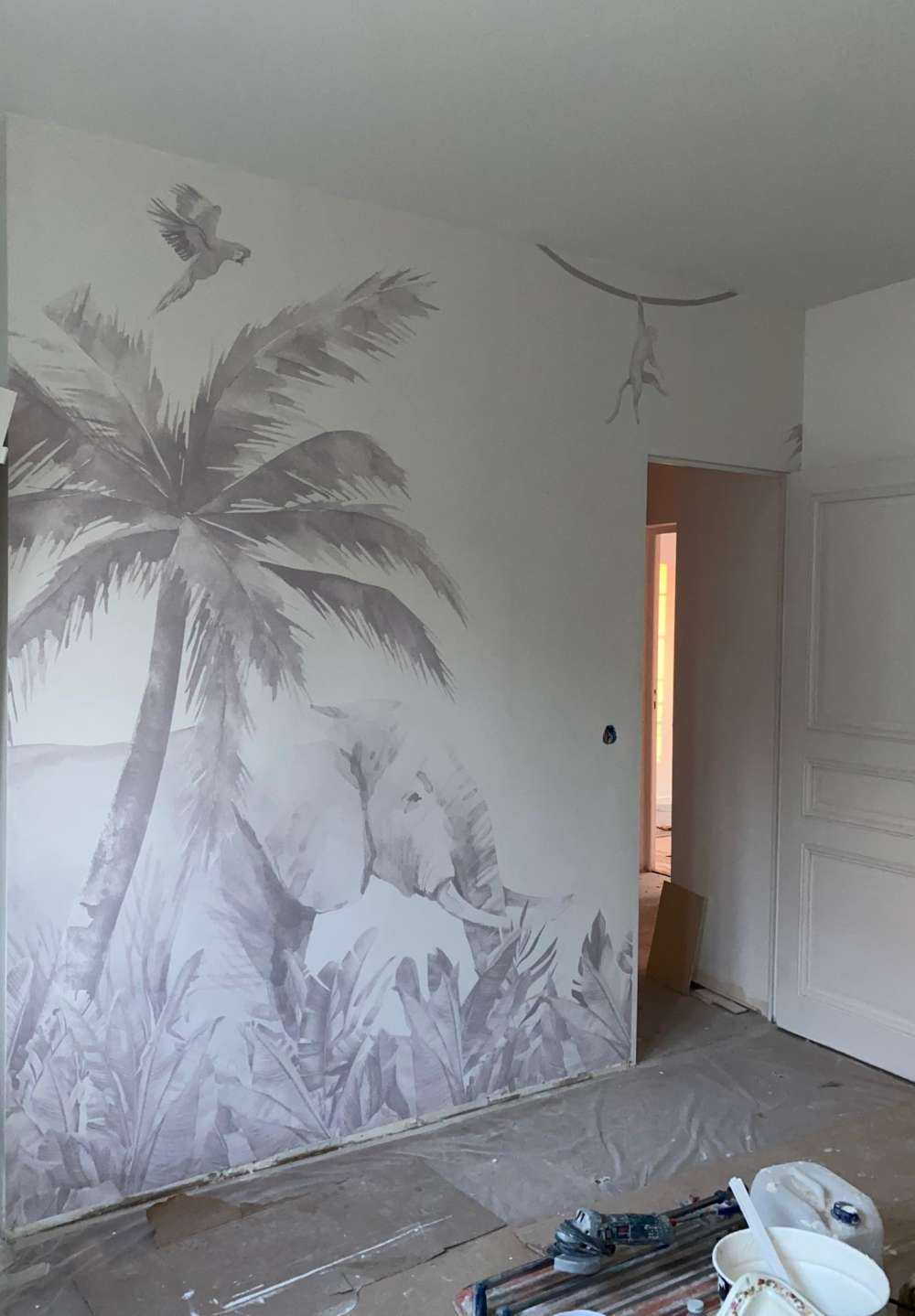 Animaux de la jungle joyeux