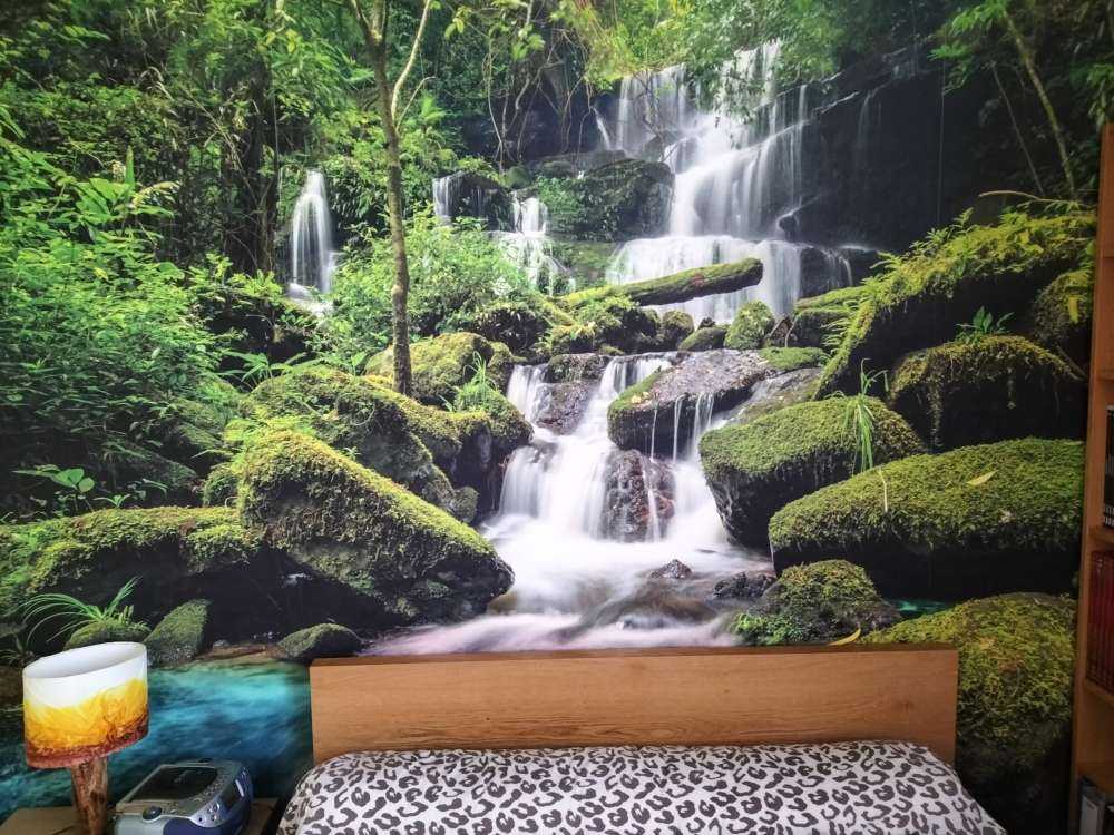 Chute d'eau dans une jungle