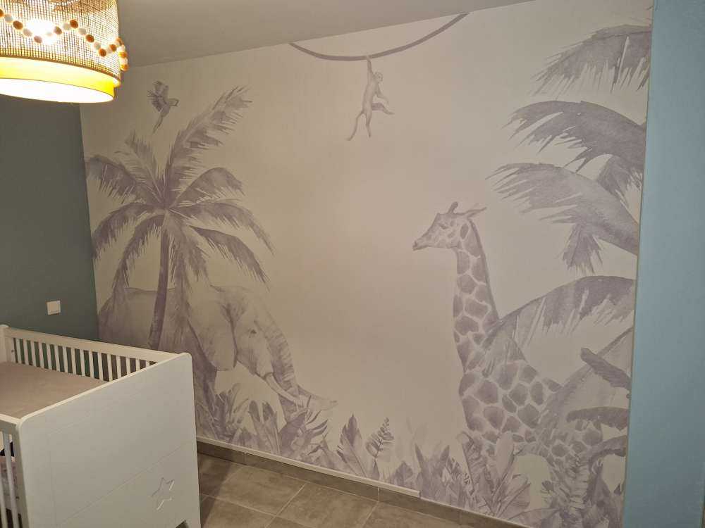 Animaux de la jungle joyeux