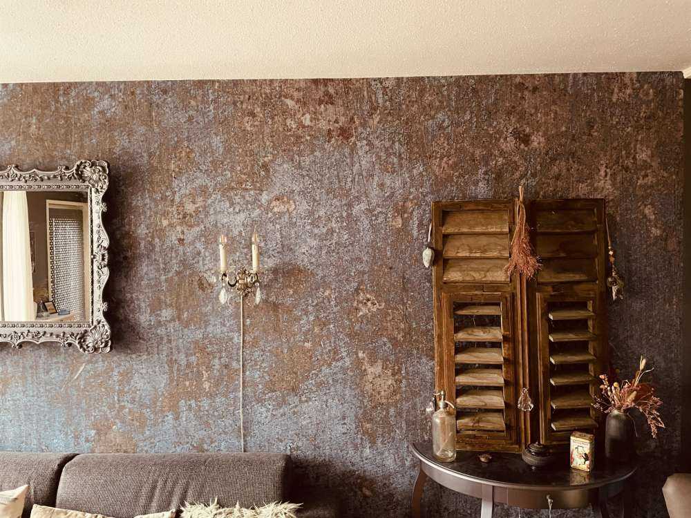 Structure couleur cuivre