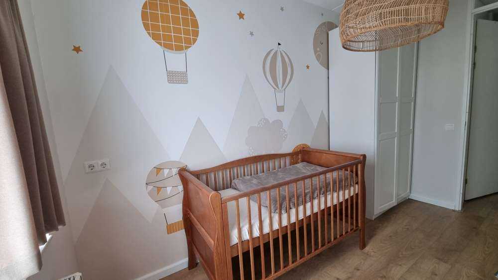 Montgolfières à travers les montagnes