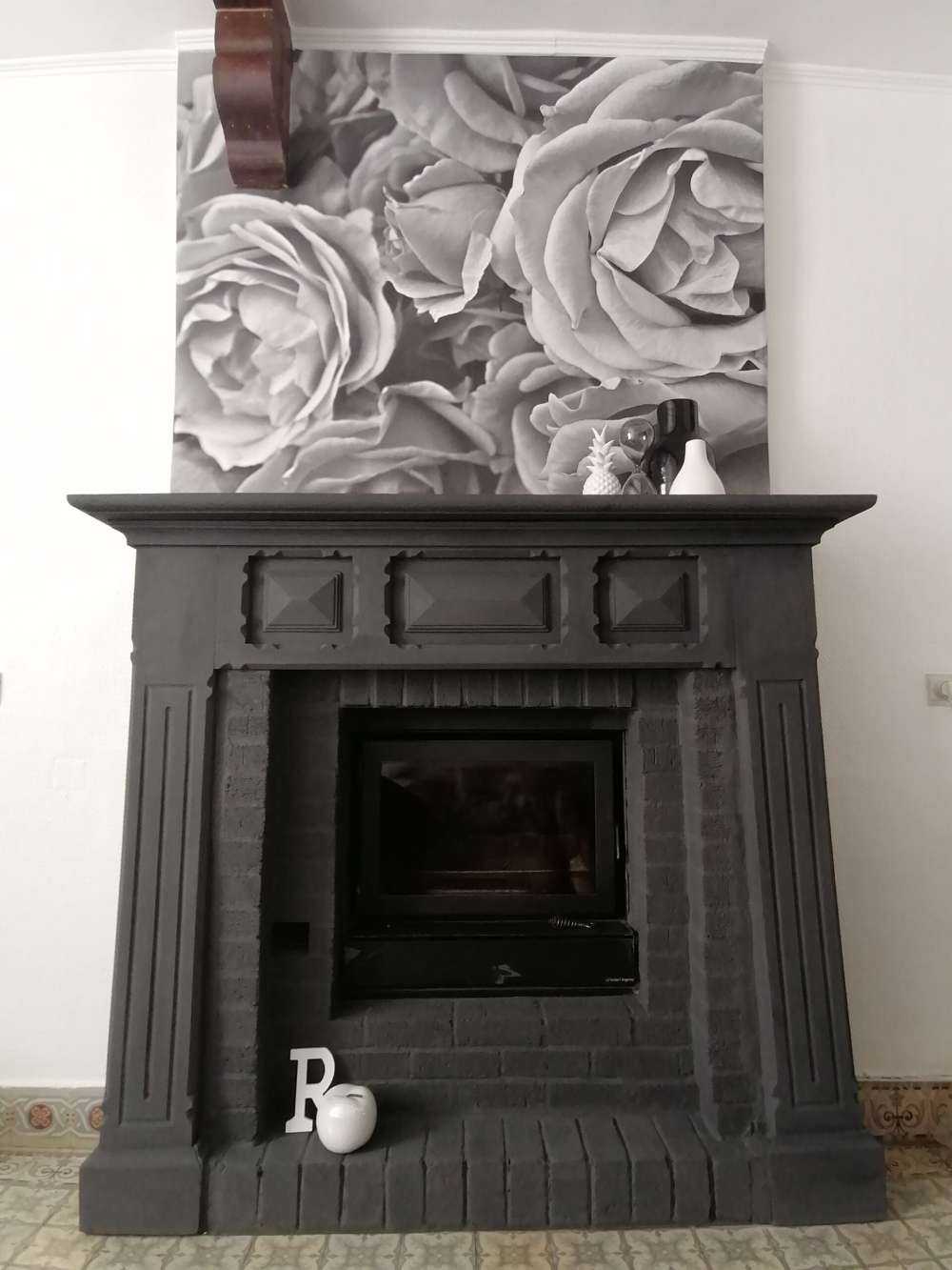 Les roses en noir et blanc