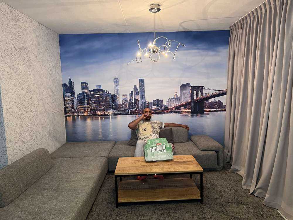 Coucher de soleil de New York