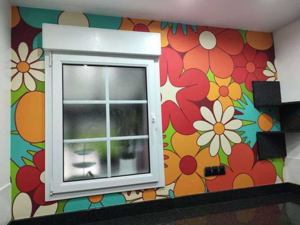 Fleurs dans le style vintage