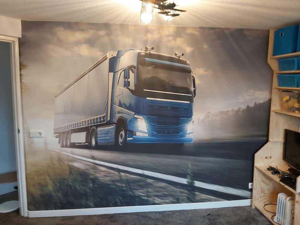 Photo du camion de papier peint