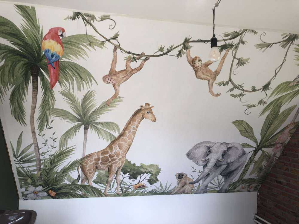 Animaux africains dans la jungle