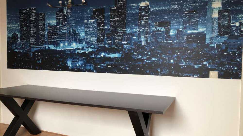 Ligne d'horizon bleue