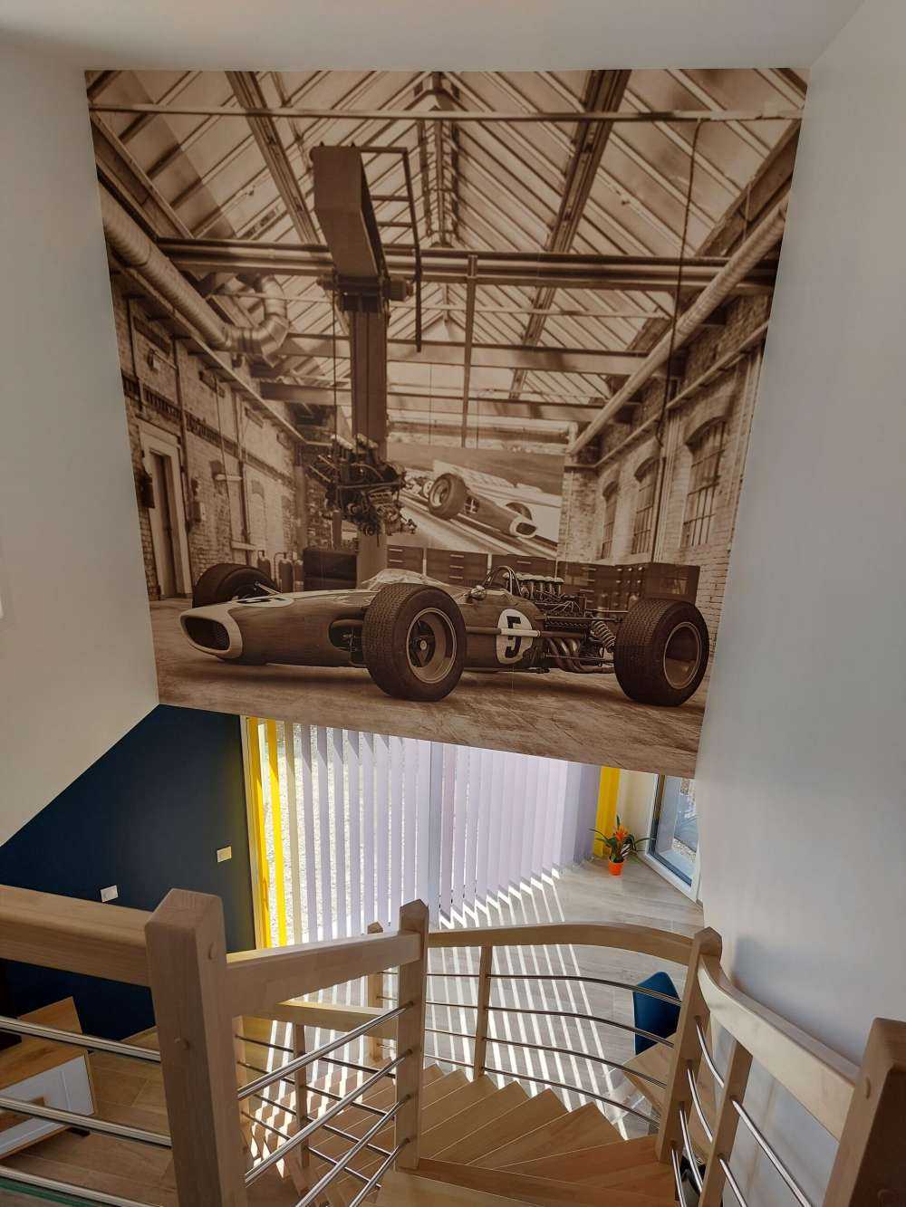 Vieille voiture de course