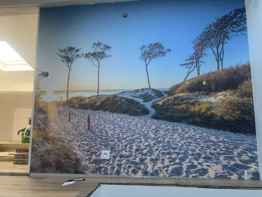 Plage de la mer Baltique