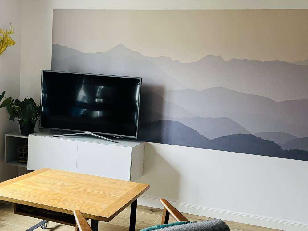 Paysage de montagne dans la jungle