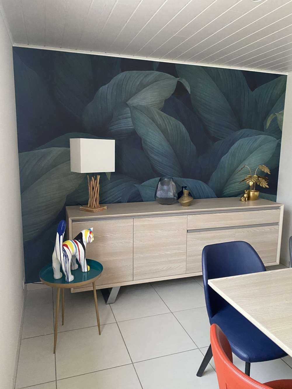 Feuilles vertes tropical