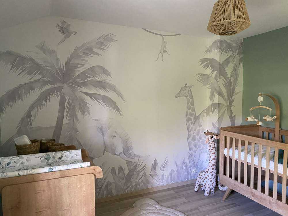 Animaux de la jungle joyeux