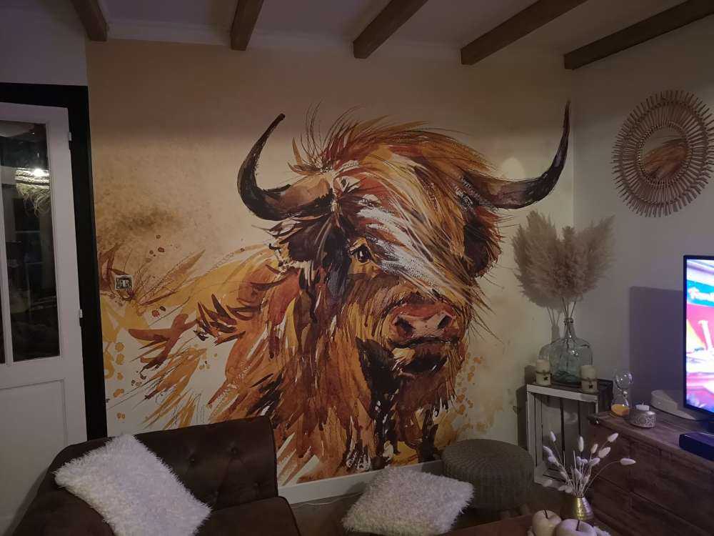 Peinture d'un Highlander écossais
