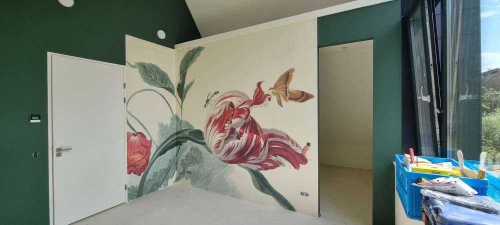 Une tulipe et un coquelicot, Willem van Leen