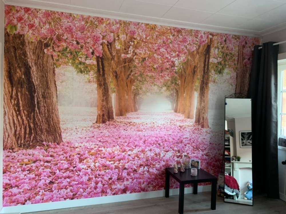 Fleur de papier peint pour photos