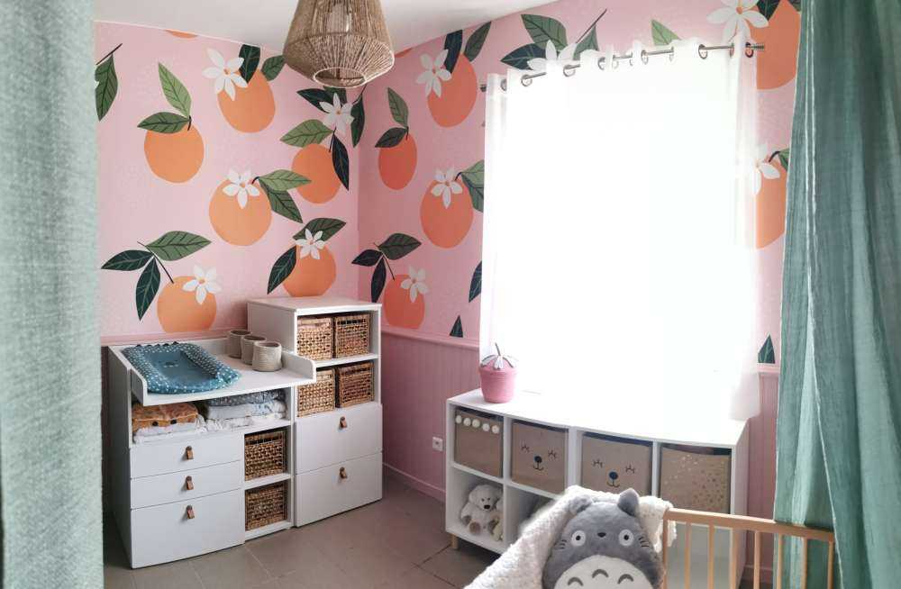 Motif avec des mandarines