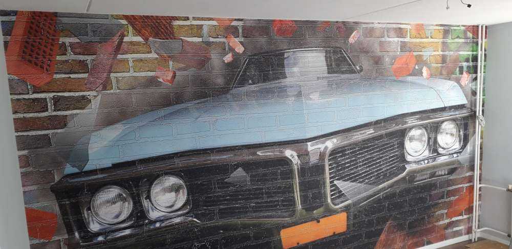 Graffitis sur la voiture