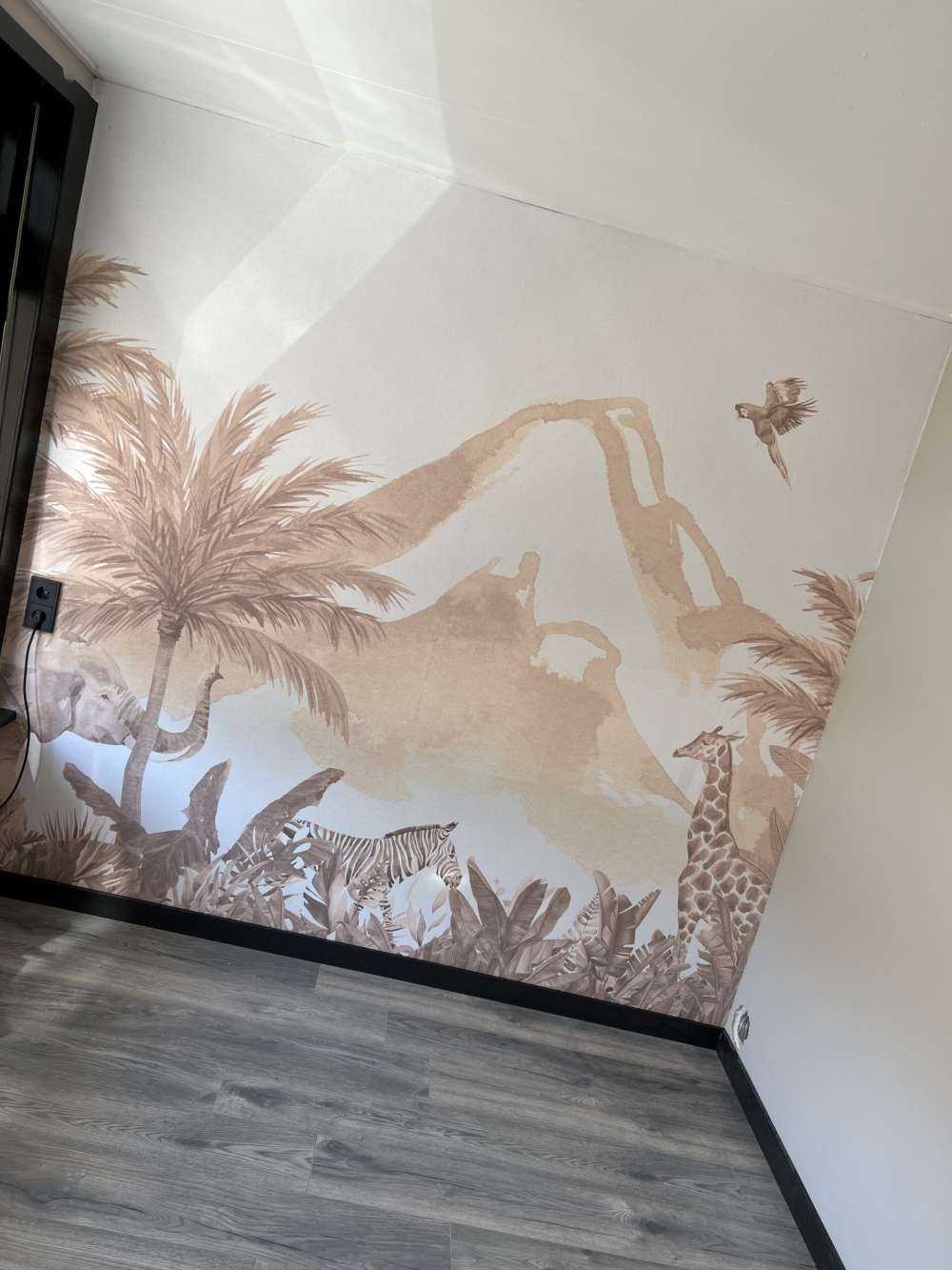 Animaux de la jungle en taupe