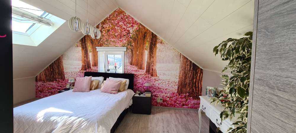 Fleur de papier peint pour photos