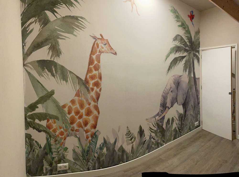 Animaux de la jungle coloré