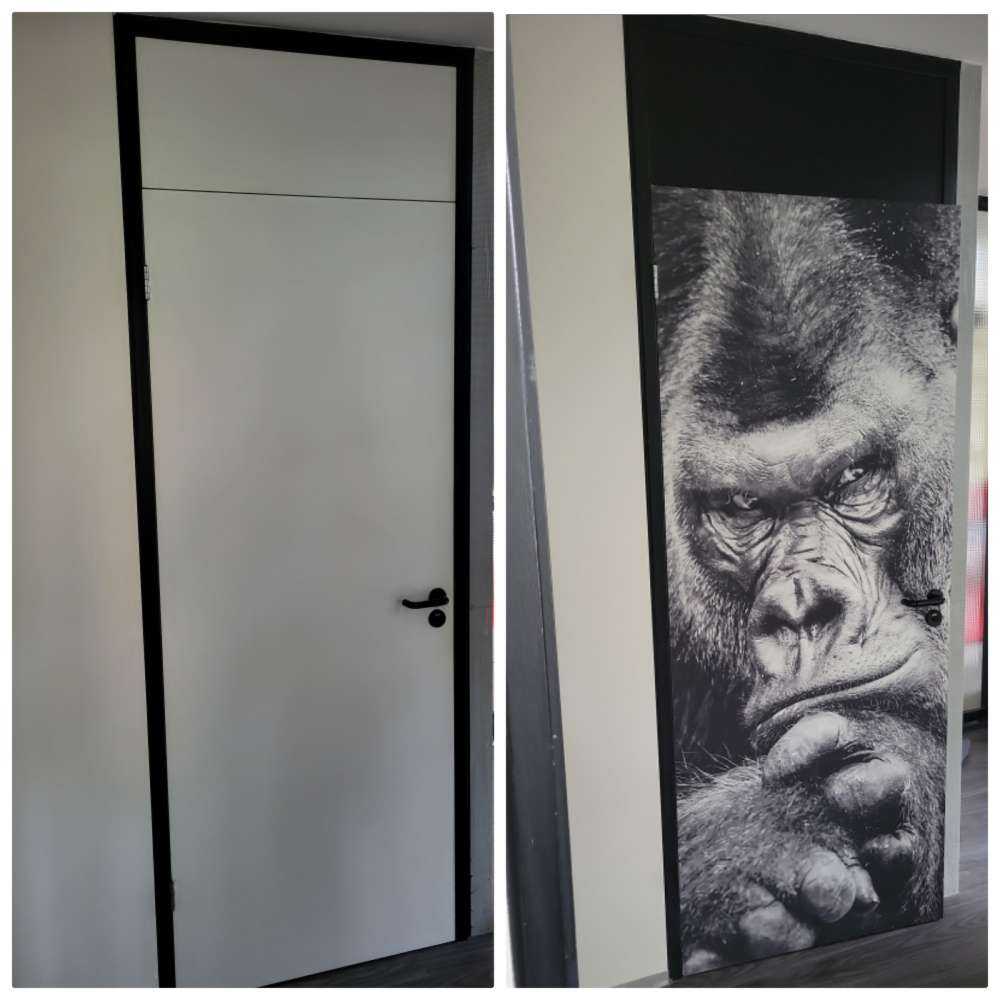 Gros plan d'un gorille