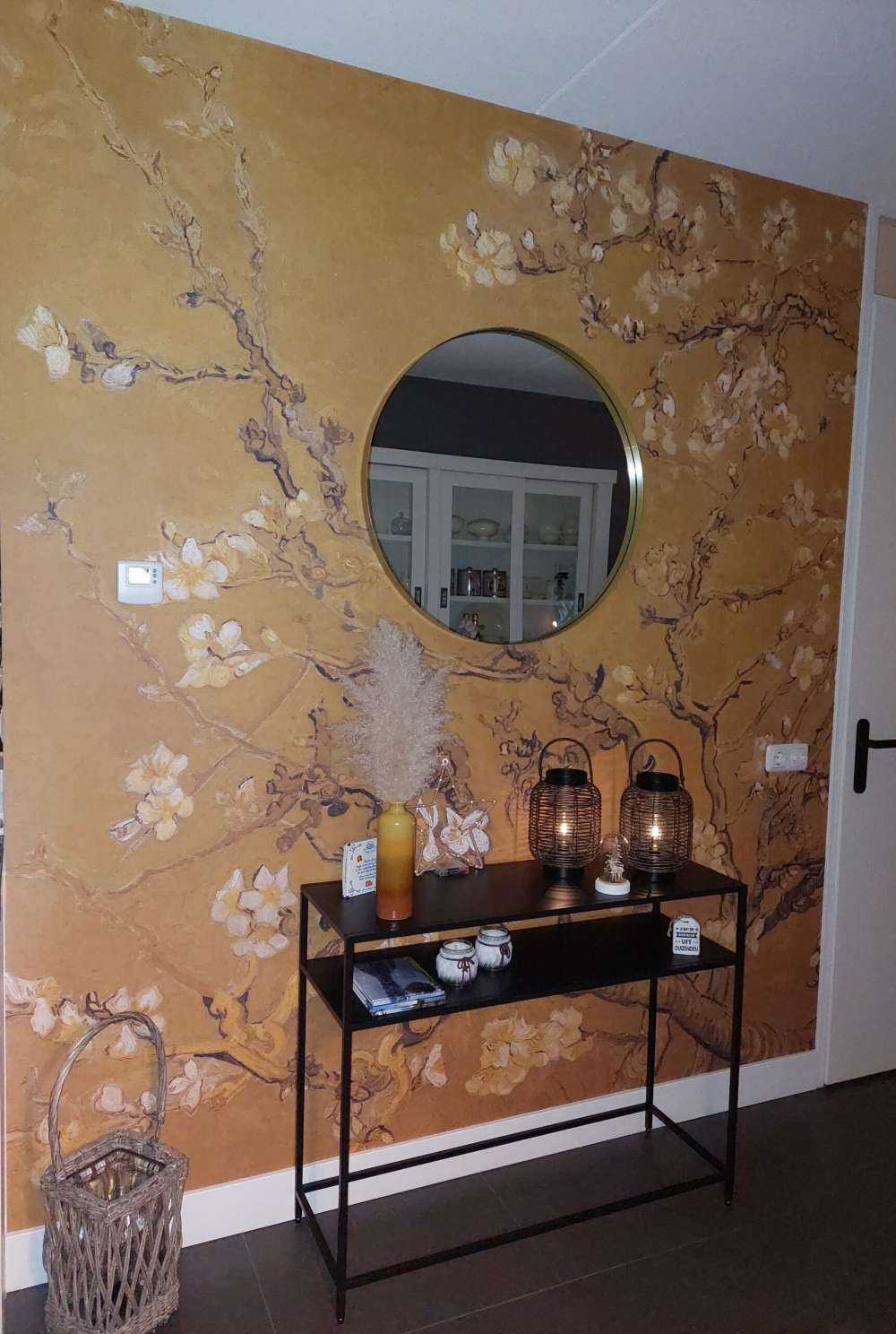 Fleur d'amandier jaune