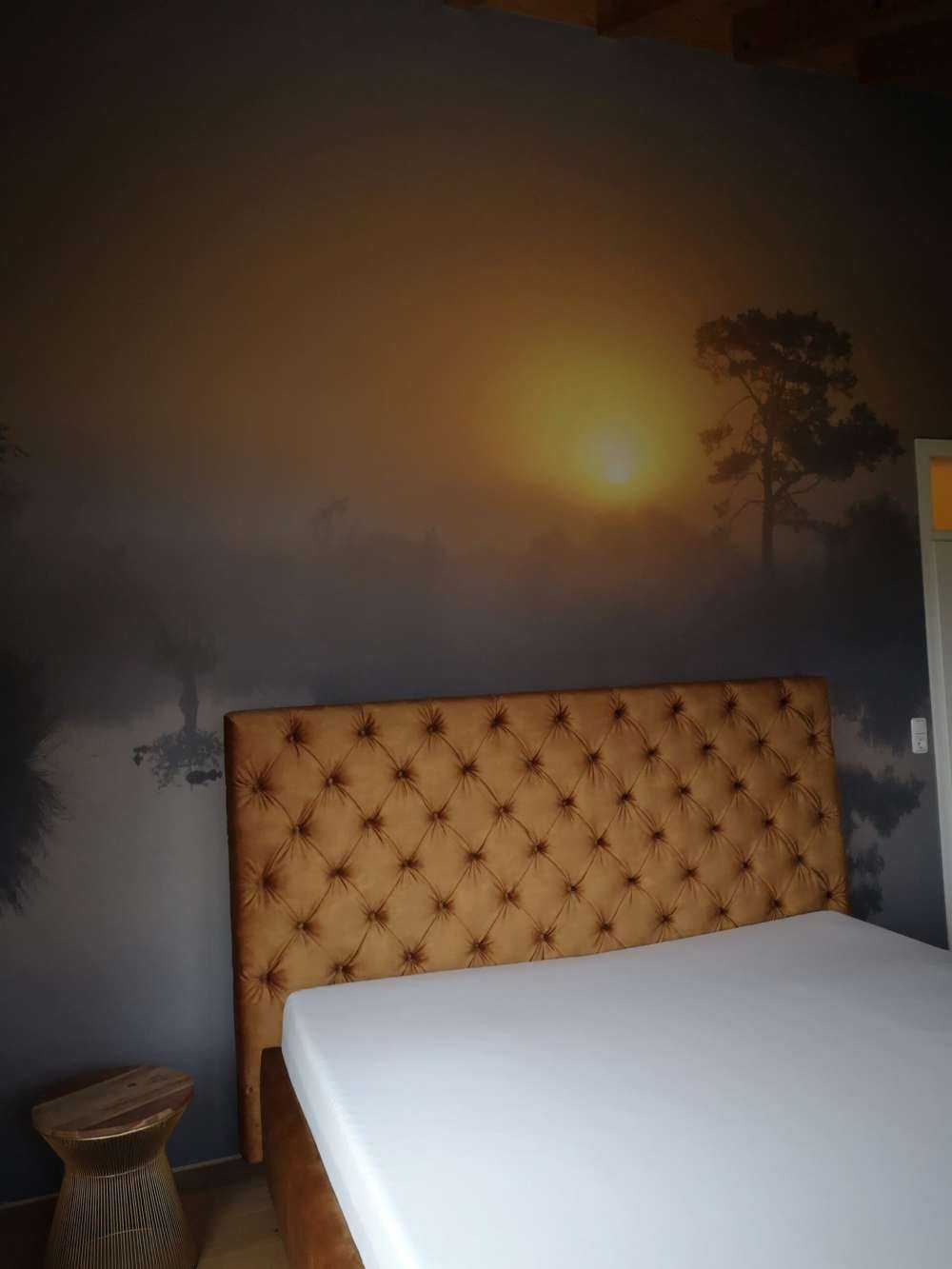 Lever de soleil brumeux