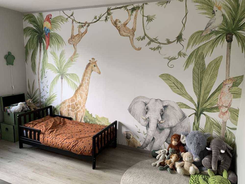 Animaux africains dans la jungle