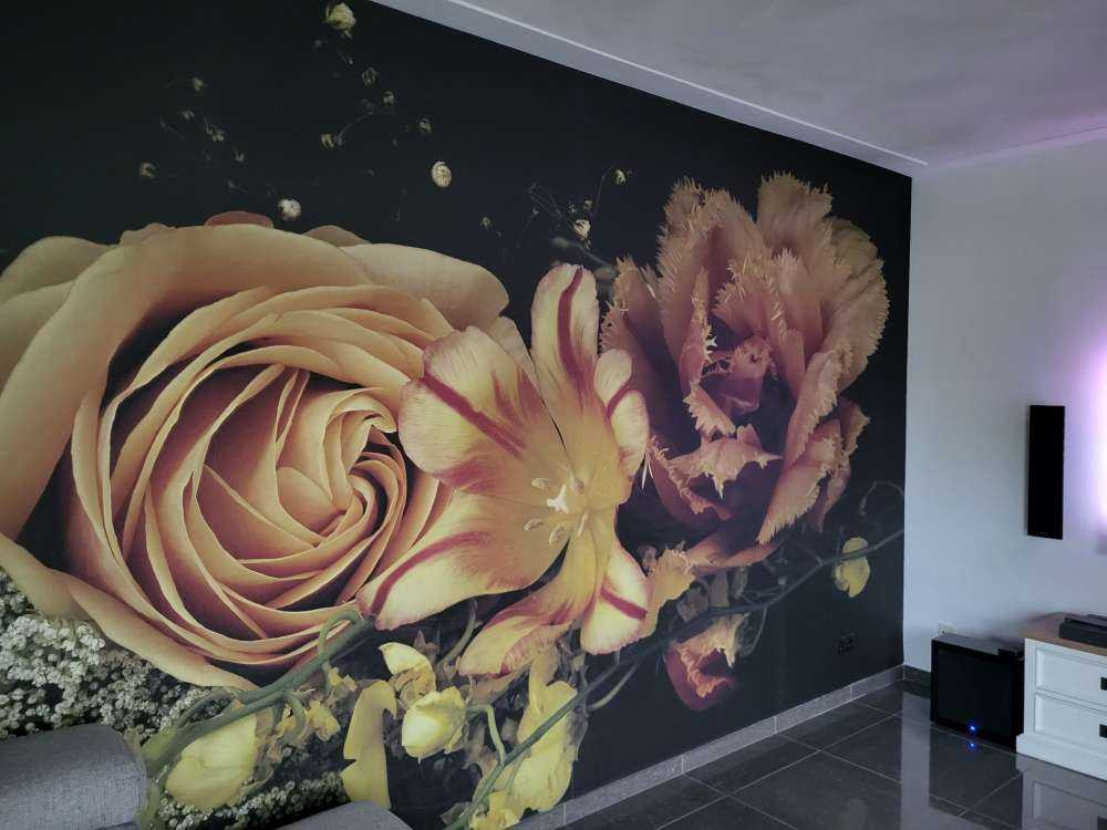 Guirlande de fleurs Vintage