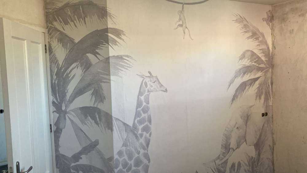 Animaux de la jungle joyeux