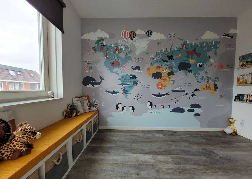 Carte du monde des animaux