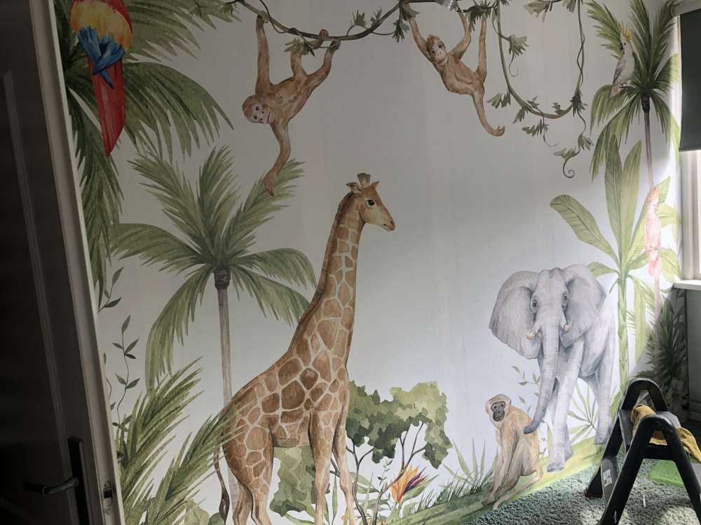 Animaux africains dans la jungle