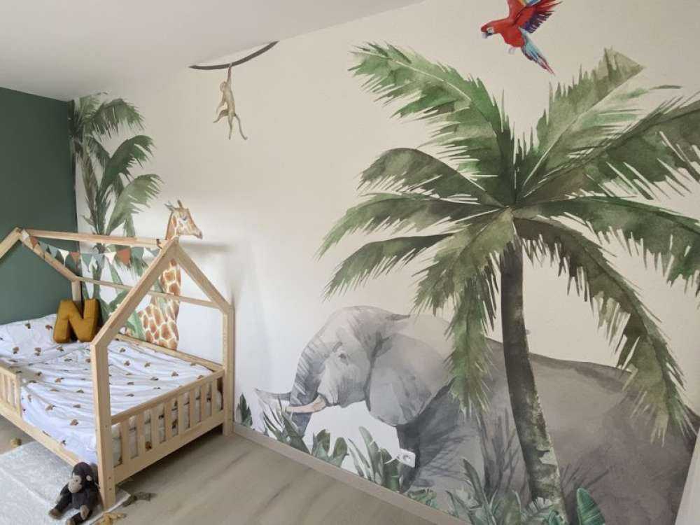 Animaux de la jungle coloré