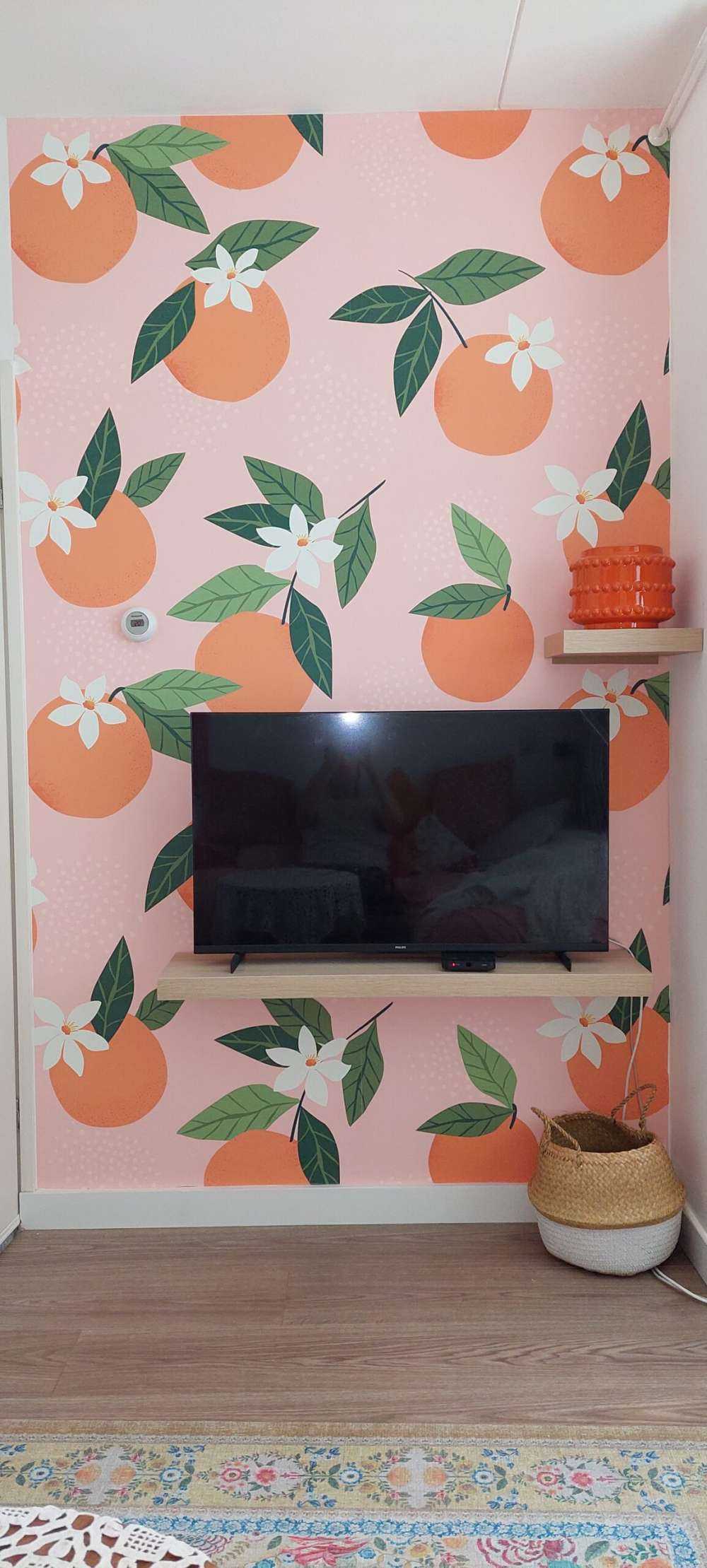 Motif avec des mandarines