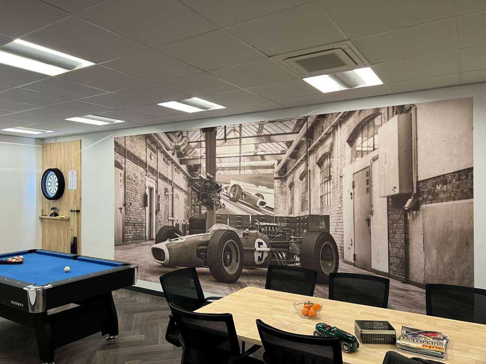 Vieille voiture de course