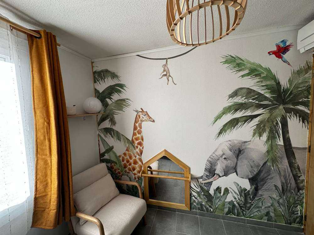 Animaux de la jungle coloré