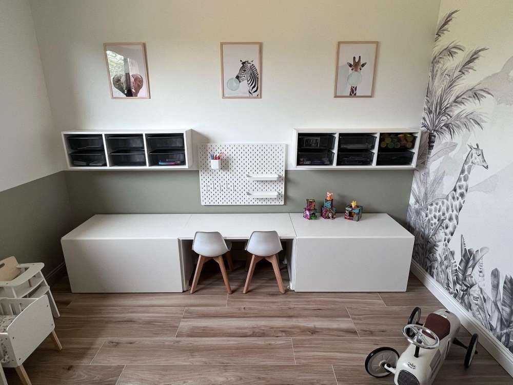 Animaux de la jungle en noir et blanc