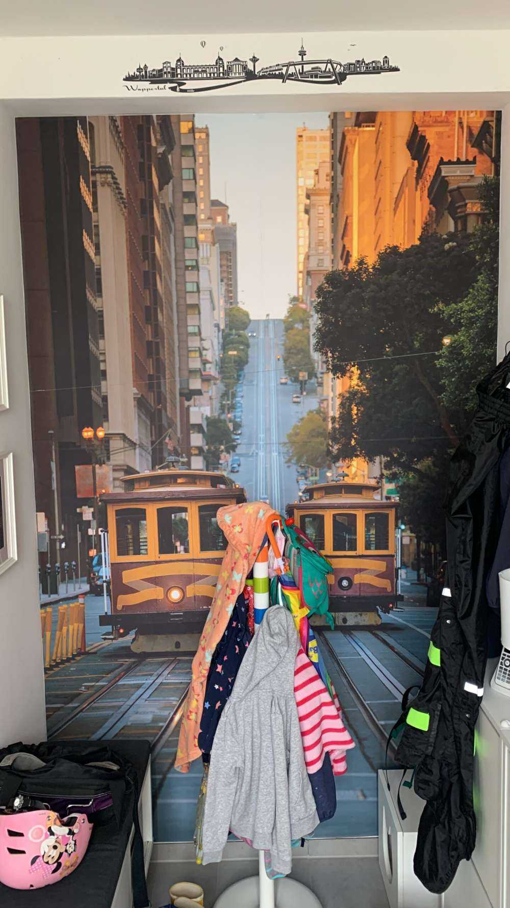 Tramways jaunes à San Francisco, États-Unis