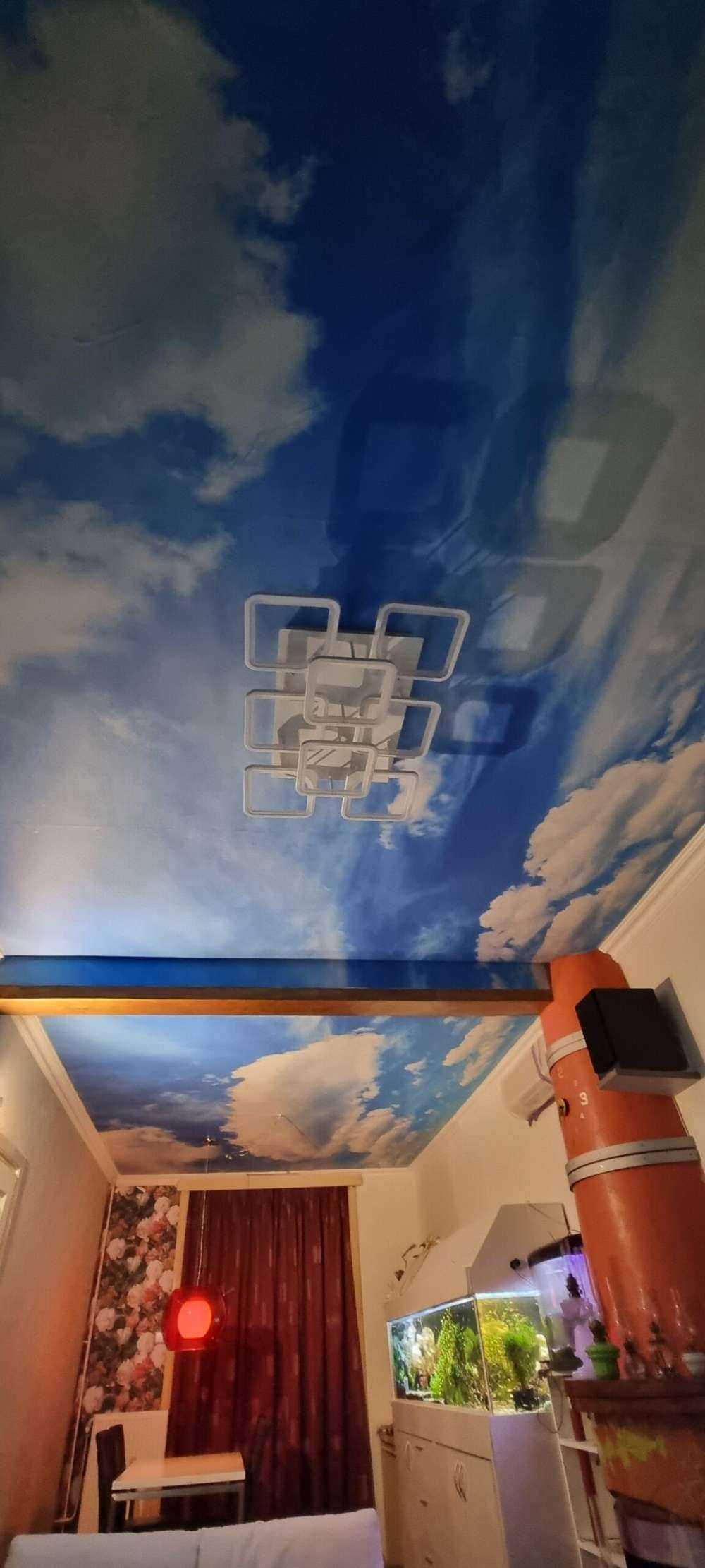 Ciel bleu avec des nuages