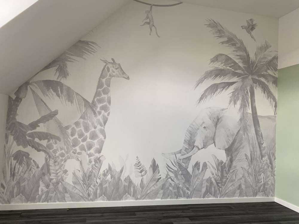 Animaux de la jungle joyeux